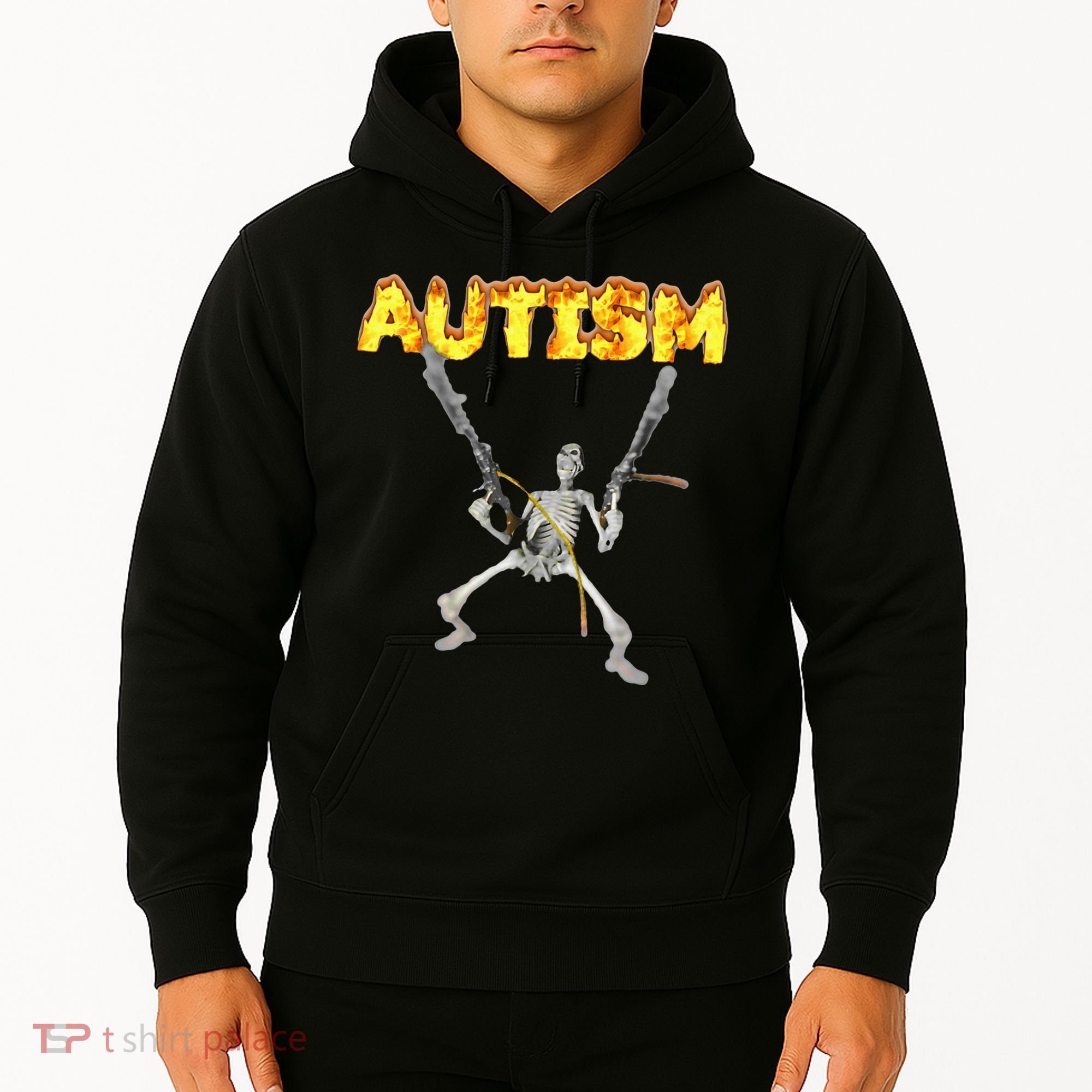 Autism Skeleton Meme Hoodie