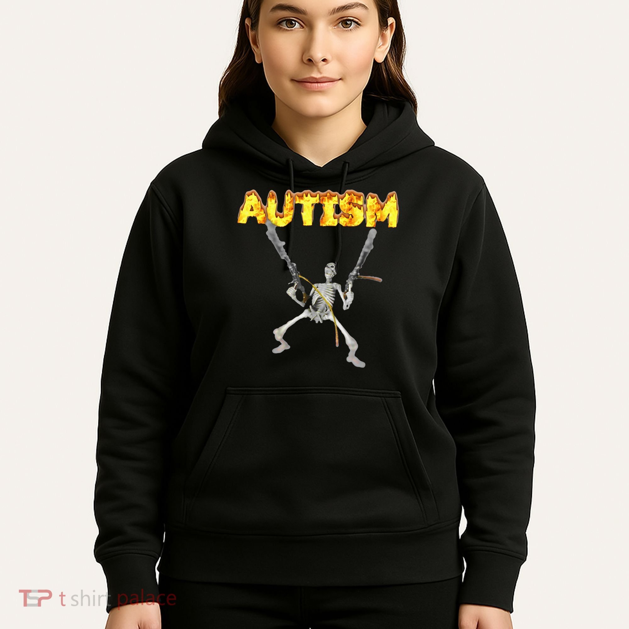 Autism Skeleton Meme Hoodie