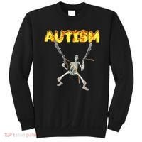 Autism Skeleton Meme Sweatshirt thumb 0