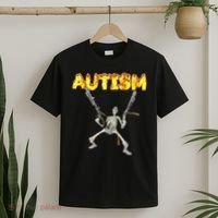 Autism Skeleton Meme T-Shirt thumb 2