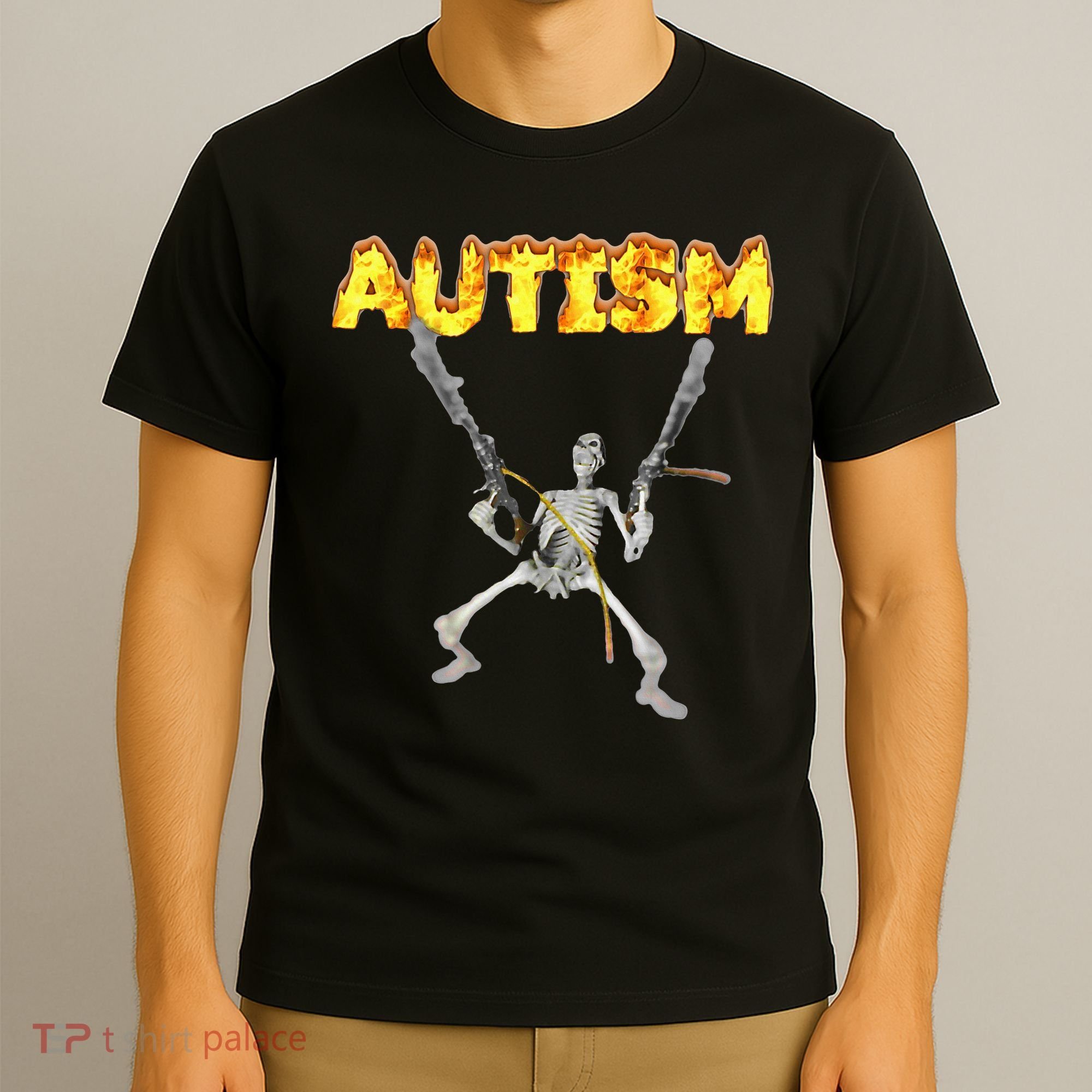 Autism Skeleton Meme T-Shirt
