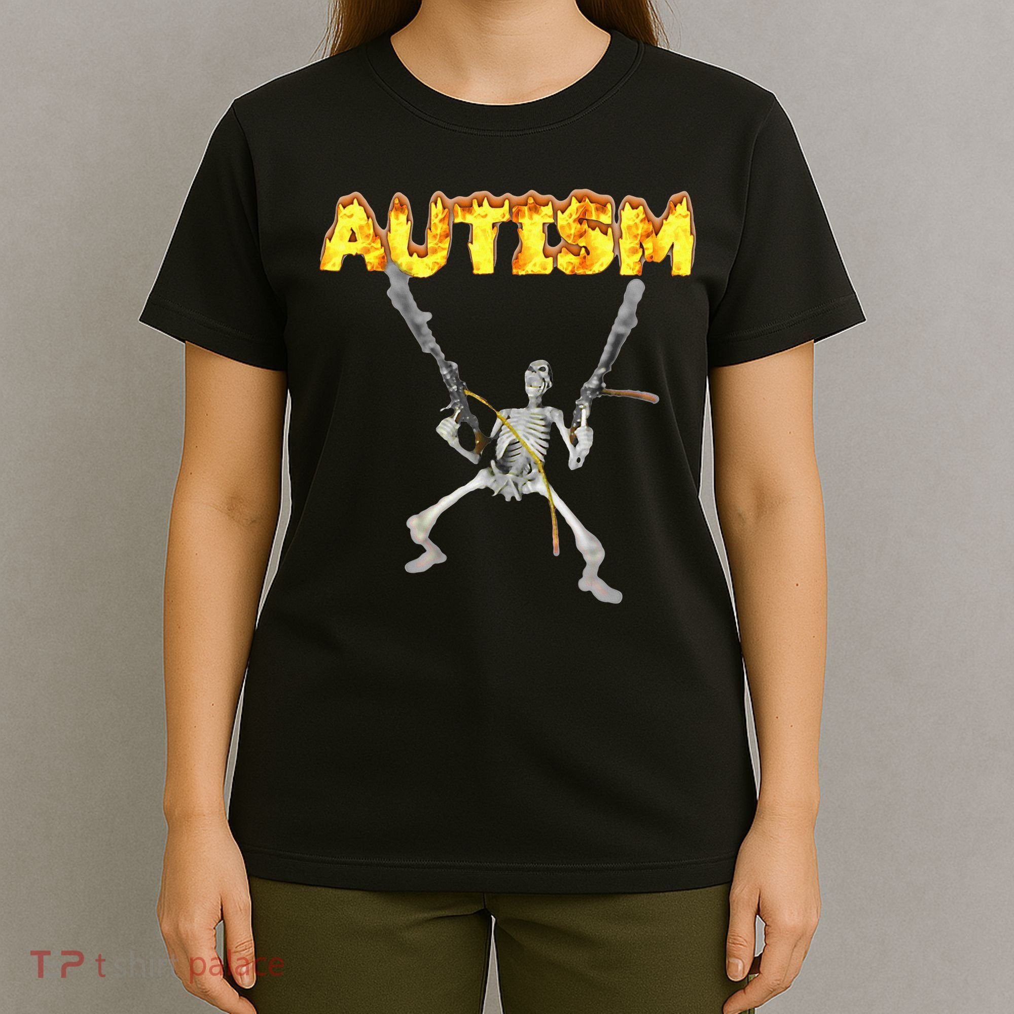 Autism Skeleton Meme T-Shirt