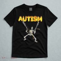 Autism Skeleton Meme T-Shirt thumb 5
