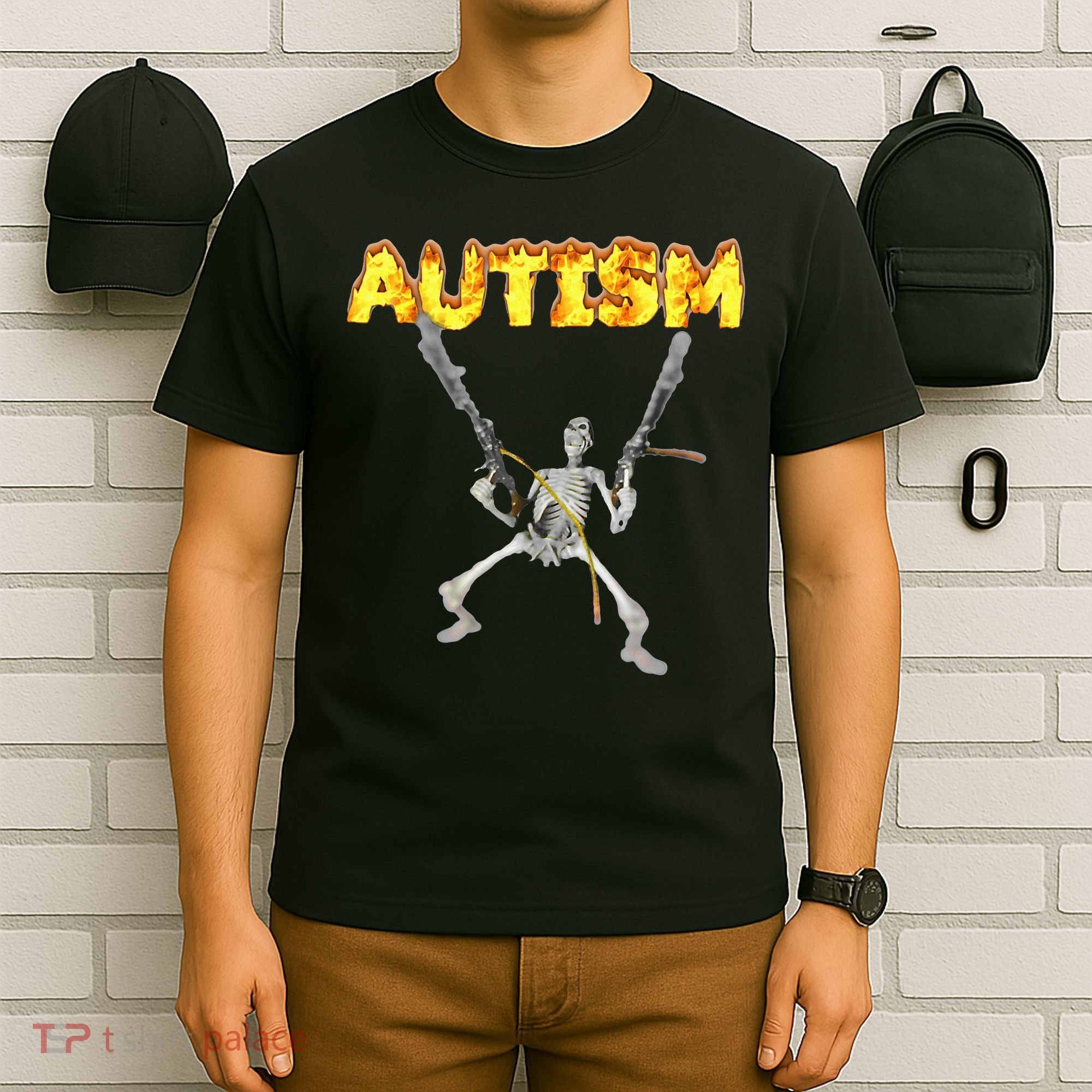 Autism Skeleton Meme T-Shirt