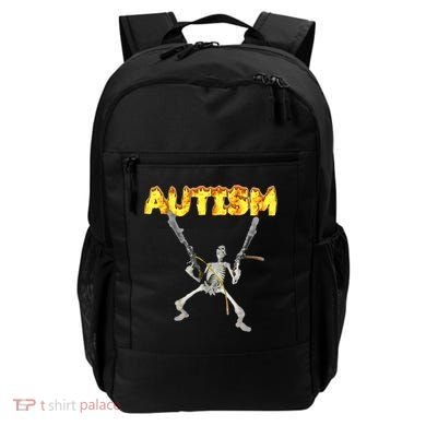 Autism Skeleton Meme Backpack