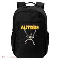 Autism Skeleton Meme Backpack thumb 0