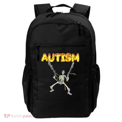 Autism Skeleton Meme Backpack