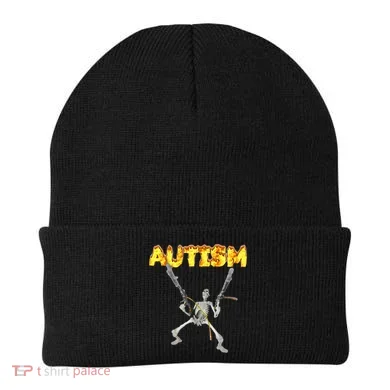 Autism Skeleton Meme Beanie