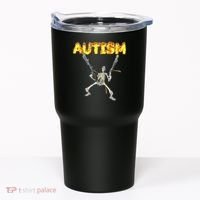 Autism Skeleton Meme Tumbler thumb 0