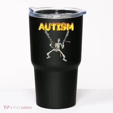Autism Skeleton Meme Tumbler