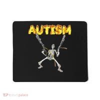 Autism Skeleton Meme Mousepad thumb 0