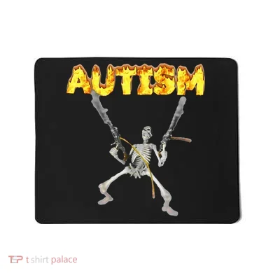 Autism Skeleton Meme Mousepad