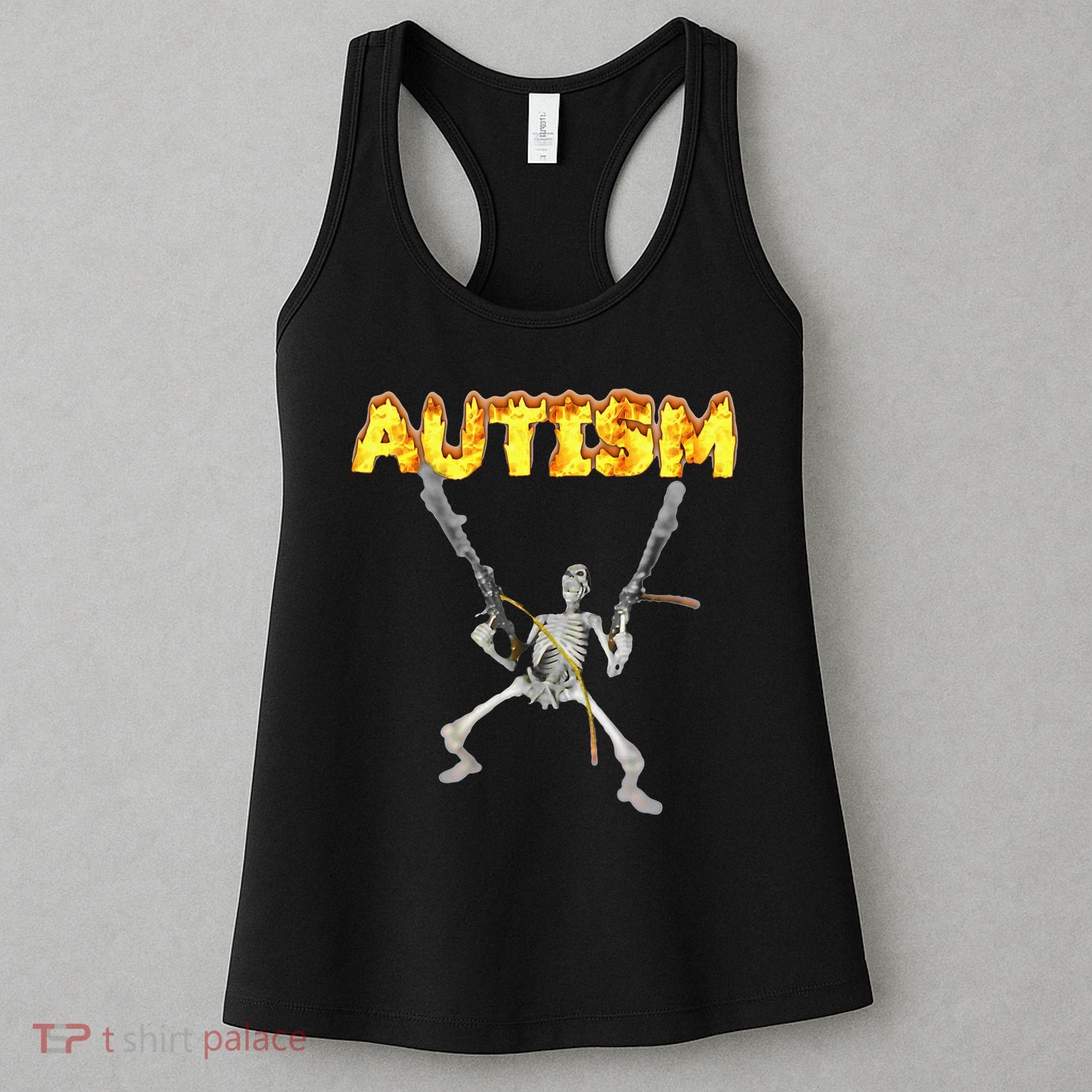 Autism Skeleton Meme Women's Tank Top