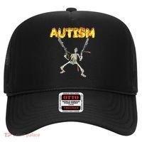 Autism Skeleton Meme Hat thumb 0
