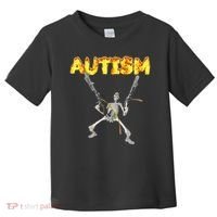 Autism Skeleton Meme Toddler T-Shirt thumb 0