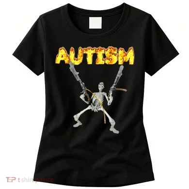 Autism Skeleton Meme Women's T-Shirt