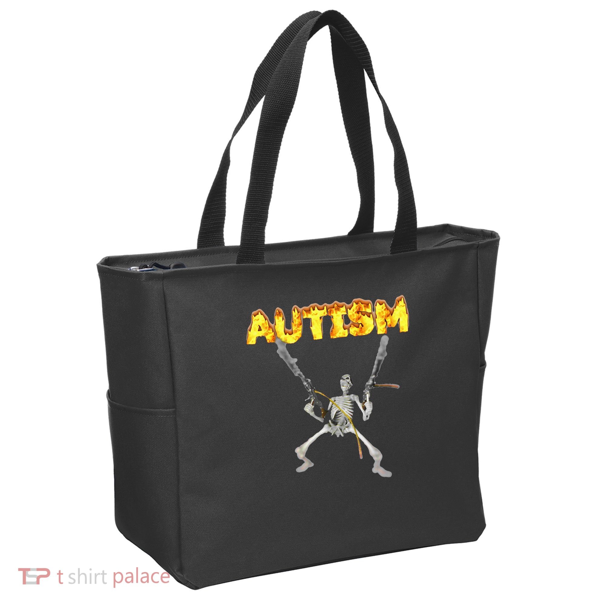 Autism Skeleton Meme Tote Bag