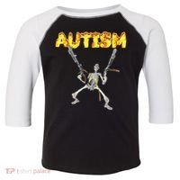 Autism Skeleton Meme Toddler Fine Jersey T-Shirt thumb 0
