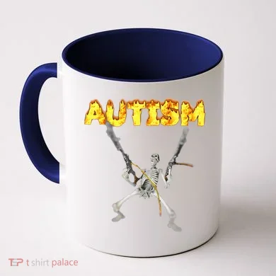 Autism Skeleton Meme Coffee Mug