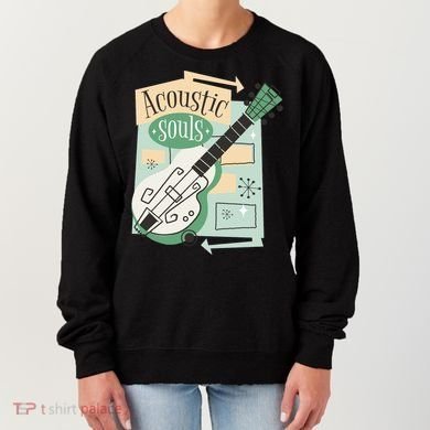 Acoustic Souls Musical Guitar Women's Sweatshirt