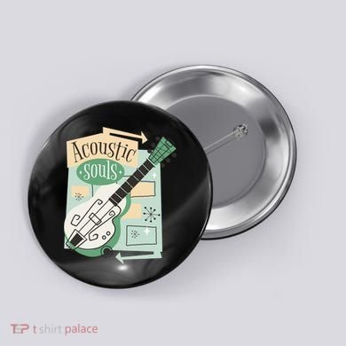 Acoustic Souls Musical Guitar Button