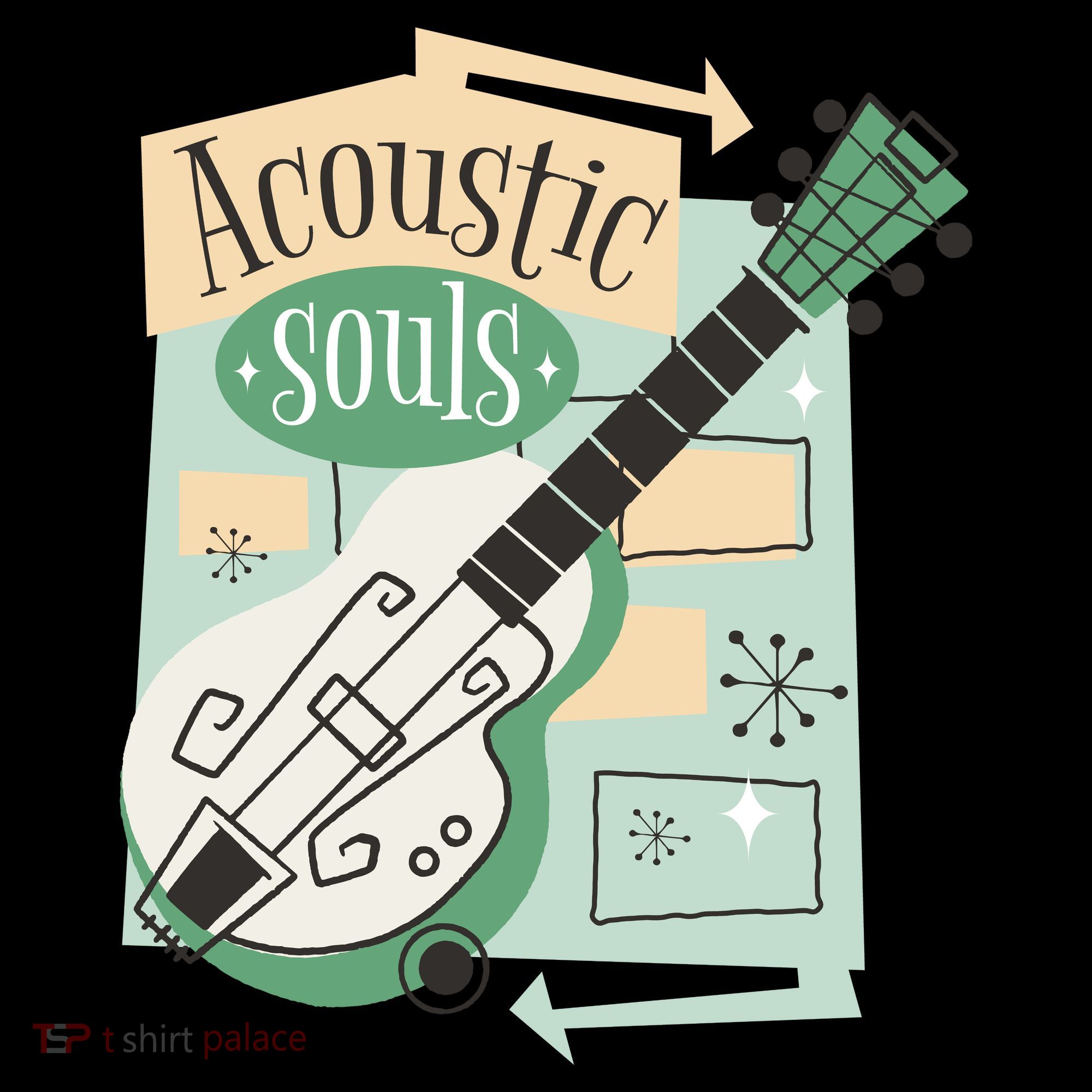 Acoustic Souls Musical Guitar Bucket Hat