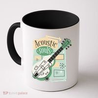Acoustic Souls Musical Guitar Coffee Mug thumb 0