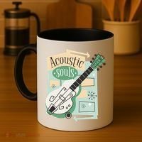 Acoustic Souls Musical Guitar Coffee Mug thumb 4