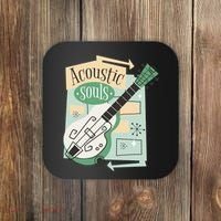 Acoustic Souls Musical Guitar Coaster thumb 0
