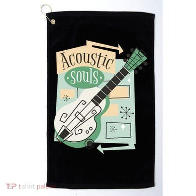 Acoustic Souls Musical Guitar Golf Towel