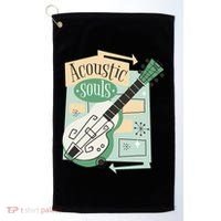 Acoustic Souls Musical Guitar Golf Towel thumb 0