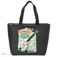 Acoustic Souls Musical Guitar Tote Bag thumb 0