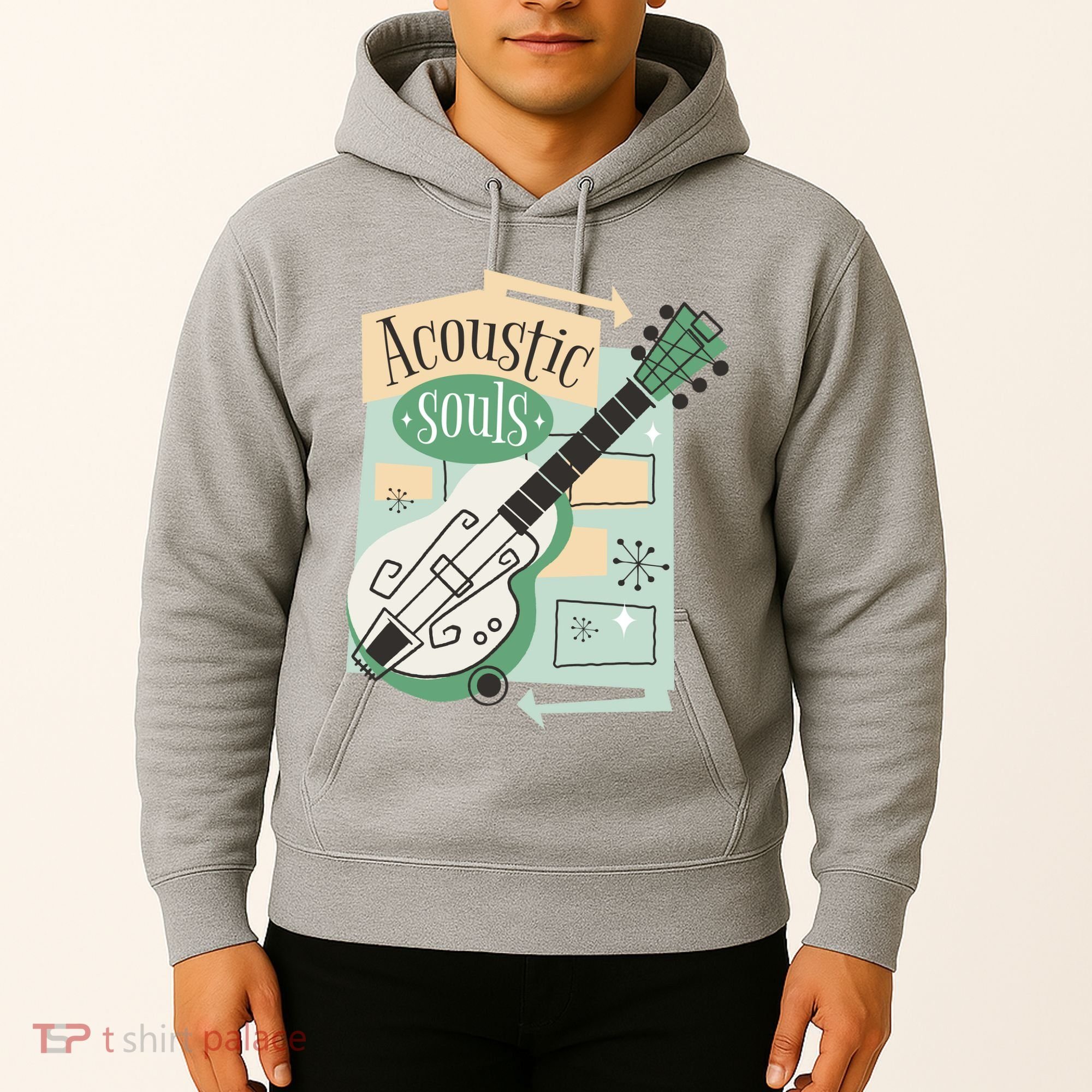 Acoustic Souls Musical Guitar Hoodie
