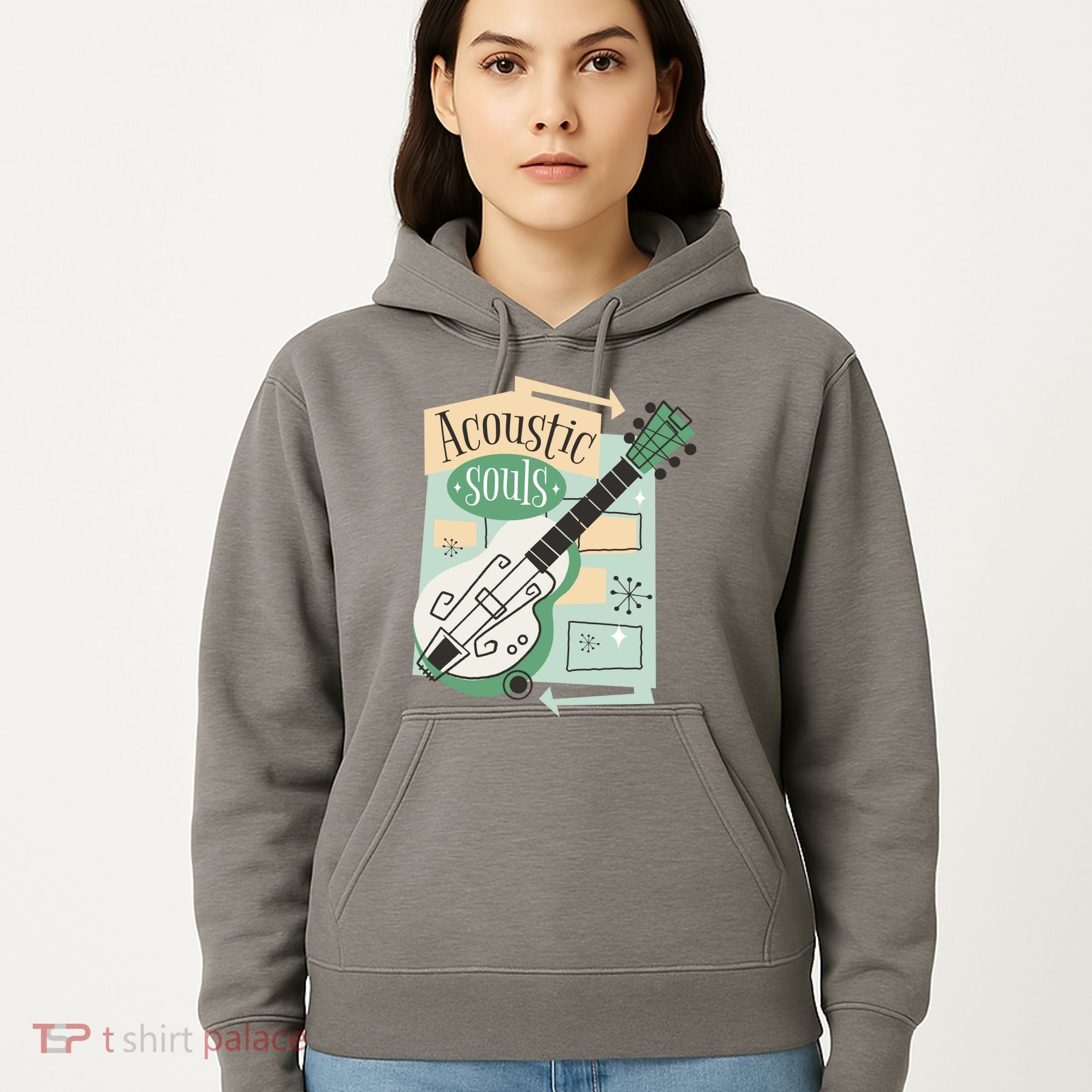 Acoustic Souls Musical Guitar Hoodie