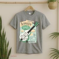 Acoustic Souls Musical Guitar T-Shirt thumb 2