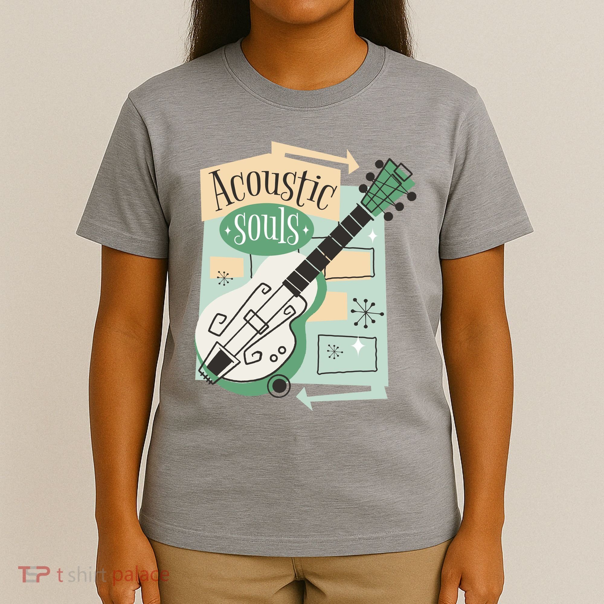 Acoustic Souls Musical Guitar T-Shirt