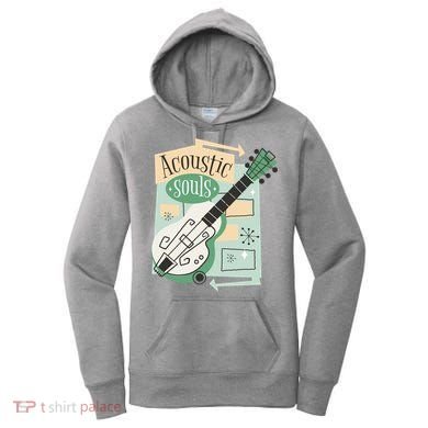 Acoustic Souls Musical Guitar Women's Hoodie