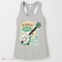 Acoustic Souls Musical Guitar Women's Tank Top thumb 0