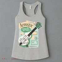 Acoustic Souls Musical Guitar Women's Tank Top thumb 3