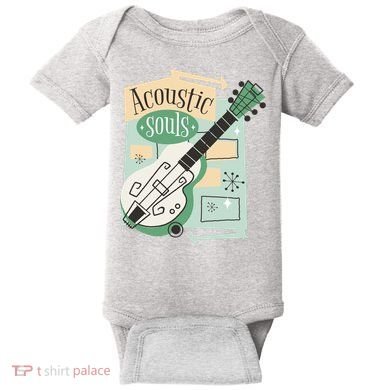 Acoustic Souls Musical Guitar Baby Bodysuit