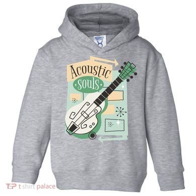 Acoustic Souls Musical Guitar Toddler Hoodie