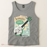 Acoustic Souls Musical Guitar Tank Top thumb 2