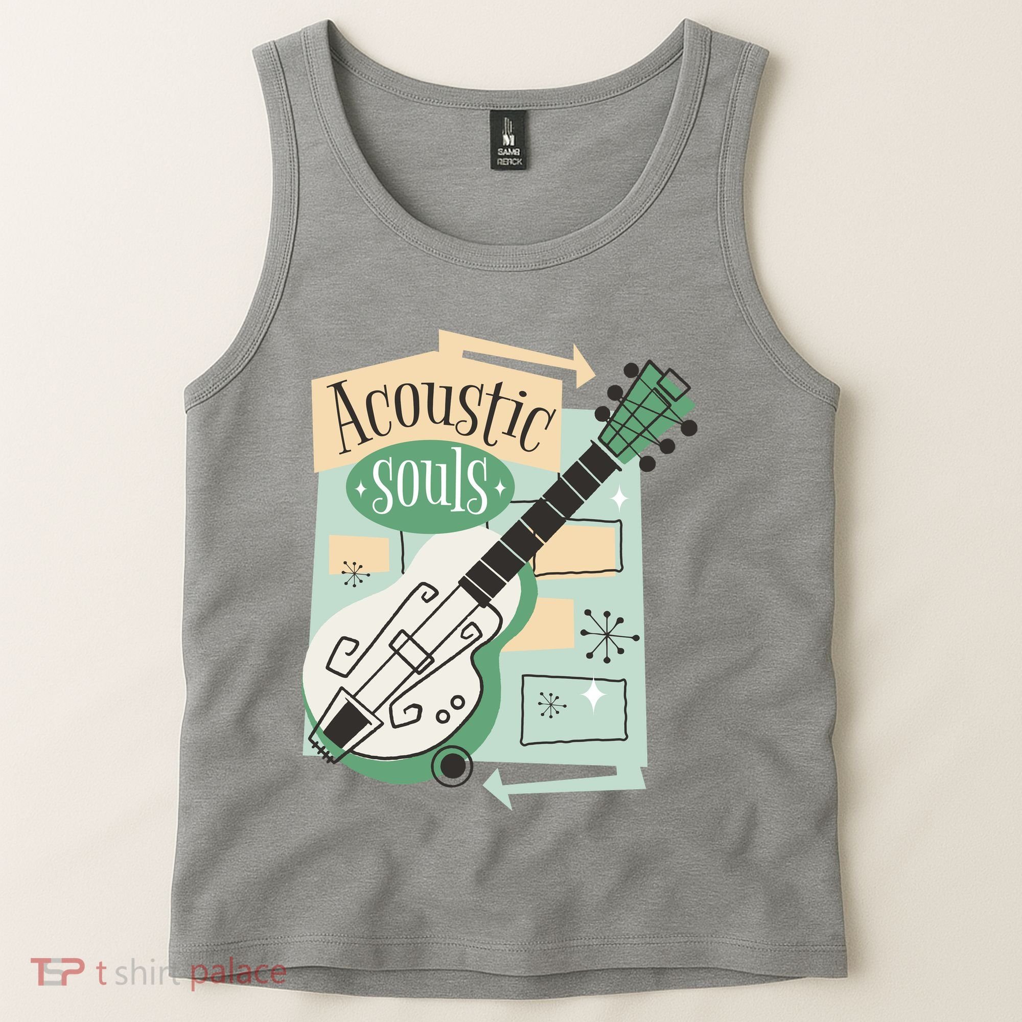 Acoustic Souls Musical Guitar Tank Top
