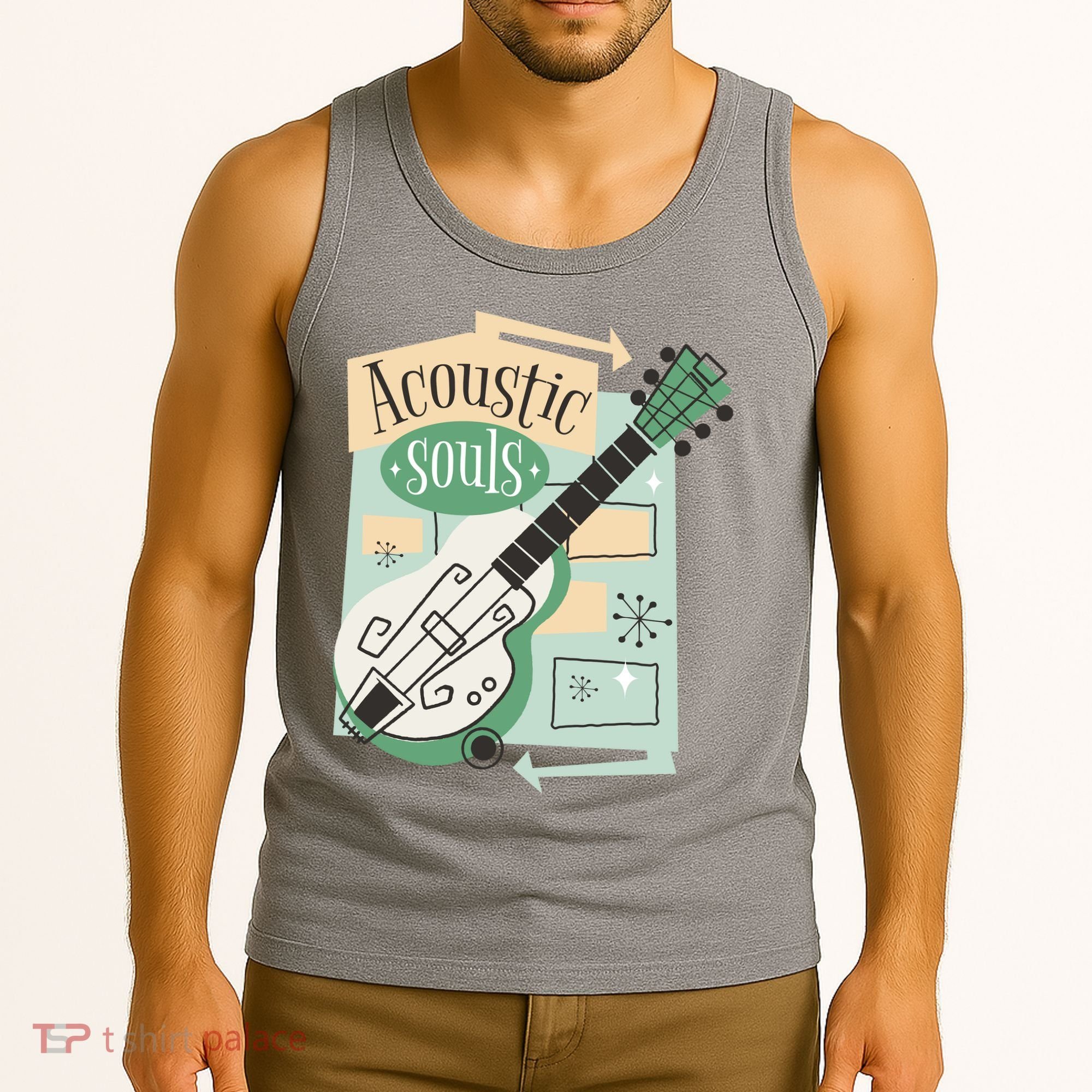 Acoustic Souls Musical Guitar Tank Top