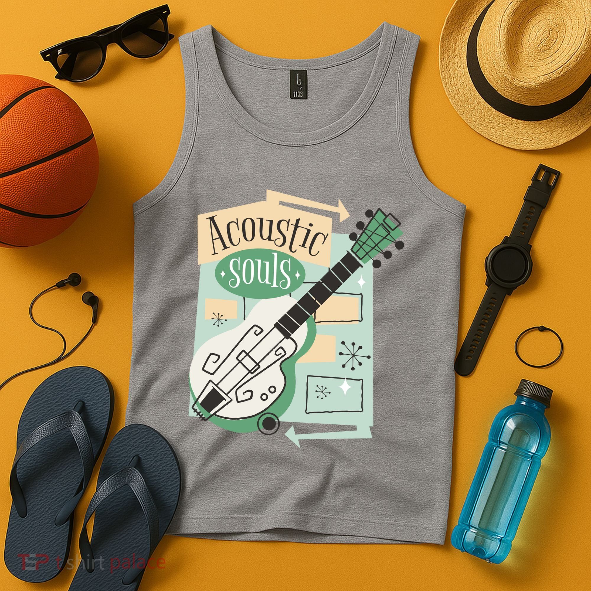 Acoustic Souls Musical Guitar Tank Top