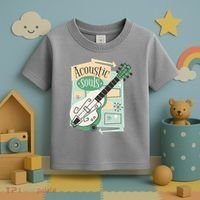 Acoustic Souls Musical Guitar Toddler T-Shirt thumb 3