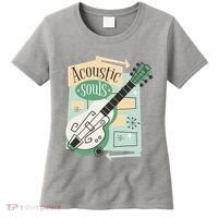 Acoustic Souls Musical Guitar Women's T-Shirt thumb 0