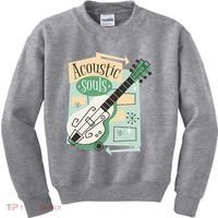 Acoustic Souls Musical Guitar Kids Sweatshirt thumb 0