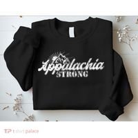 Appalachia Strong Mountain Silhouette Typography Sweatshirt thumb 2