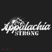 Appalachia Strong Mountain Silhouette Typography Beanie thumb 2